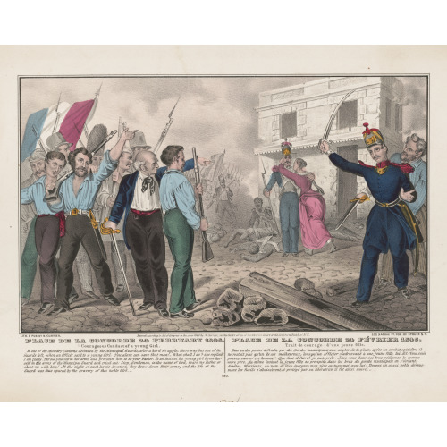 Place De La Concorde 24 Febrary 1848: Courageous Conduct Of A Young Girl / Place De La Concorde...