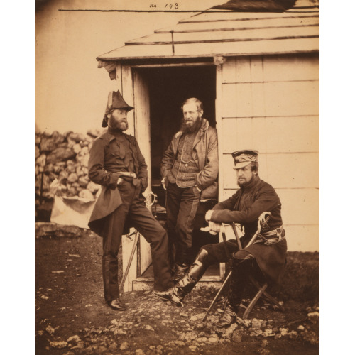 Captain Ponsonby, Captain Pearson & Captain Markham, On The Staff Of Sir George Brown, 1855