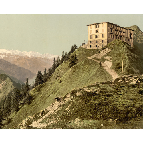 Hotel, Stanserhorn, Switzerland, circa 1890