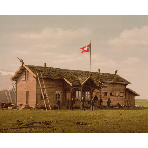 Tourist's House, Spitzbergen, Norway, circa 1890