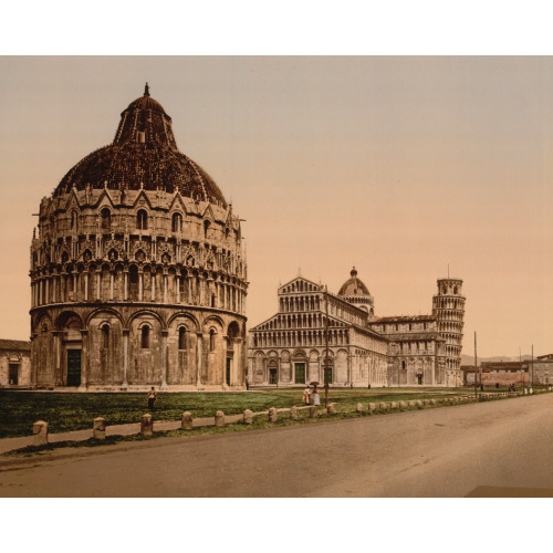 Cathedral Square, Pisa, Italy, circa 1890