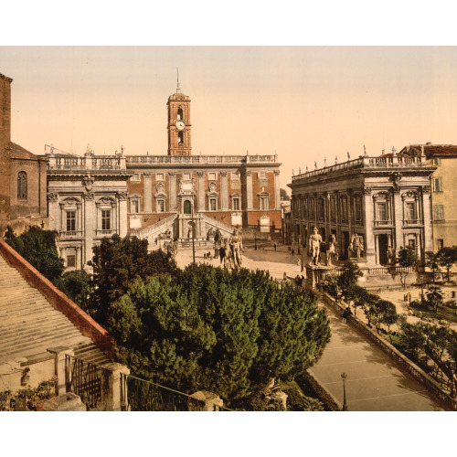 The Capitoline, Rome, Italy, circa 1890