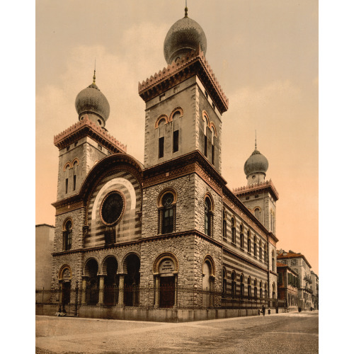 Jewish Temple, Turin, Italy, circa 1890