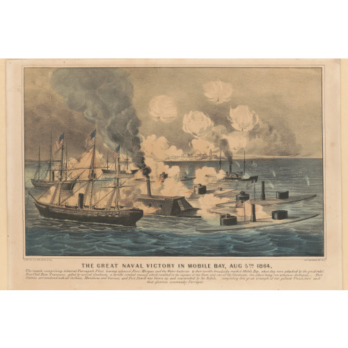 Great Naval Victory In Mobile Bay, Aug. 5th 1864