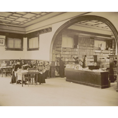 Library At Claflin University, Orangeburg, South Carolina, circa 1899