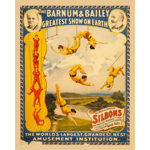 Barnum & Bailey, World's Grandest Amusement Institution, 1896