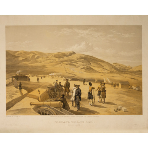 Highland Brigade Camp, Looking South, 1855