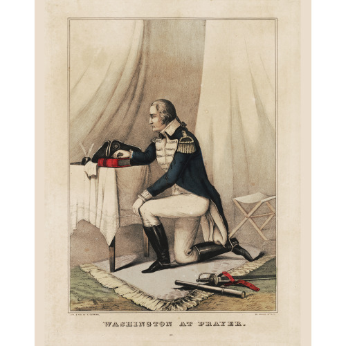 Washington At Prayer, circa 1840