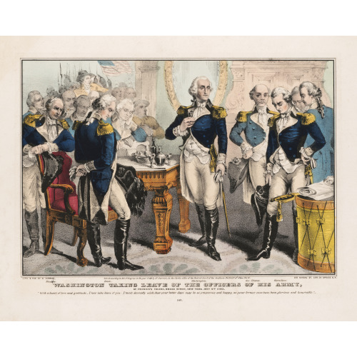 Washington Taking Leave Of The Officers Of His Army: At Francis's Tavern, Broad Street, New...