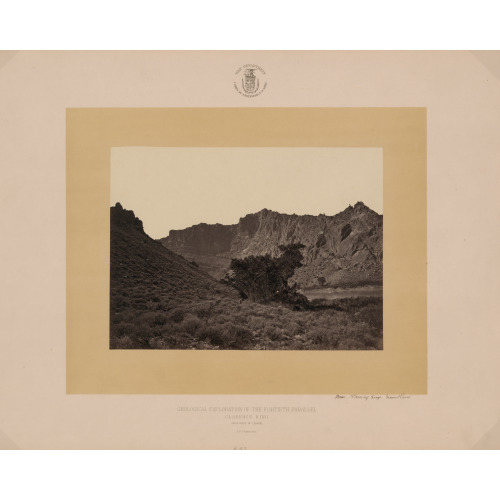 Near Flaming Gorge, Green River, 1872