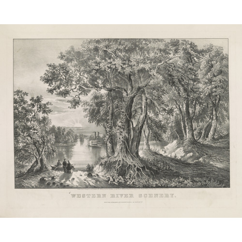 Western River Scenery, 1866