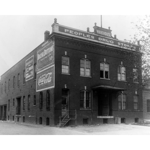 Exterior Of Peoples Drug Store Warehouse, Washington, D.C., circa 1909