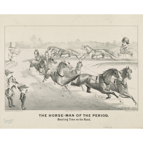 Horse-Man Of The Period: Beating Time On The Road, 1876