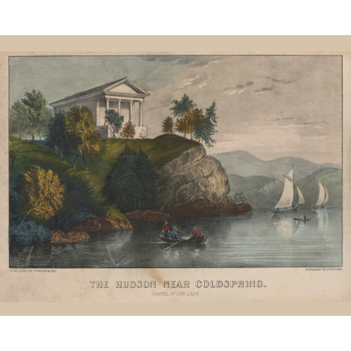 The Hudson Near Coldspring: Chapel Of Our Lady, circa 1856