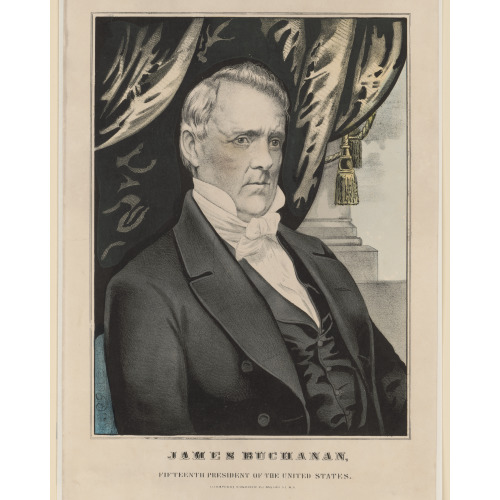 James Buchanan, Fifteenth President Of The United States, circa 1857