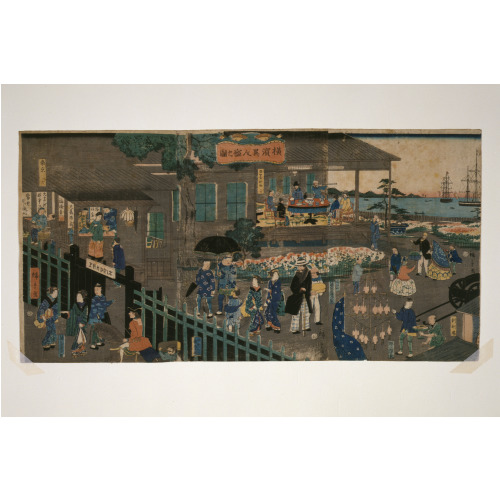 Yokohama Ijin Kan No Zu, 1861