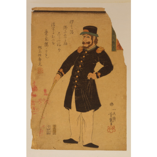 Bankoku Jinbutsu Zue - Amerikajin, 1861