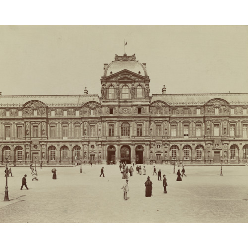 Louvre, Paris, France, 1890