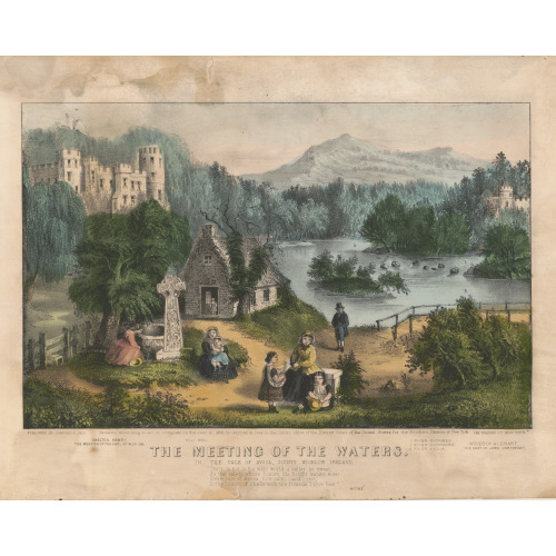 The Meeting Of The Waters. In The Vale Of Avoca, County Wicklow Ireland, 1868