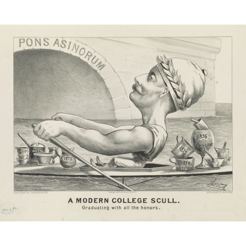 A Modern College Scull: Graduating With All The Honors, 1876