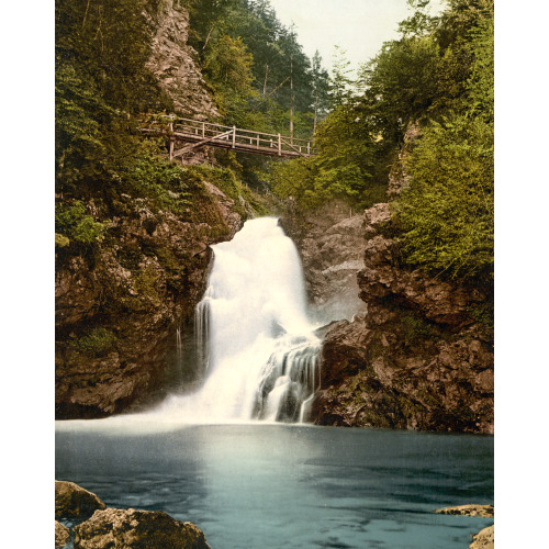 Triglav, Rothwein (I.E., Rotwein), And Waterfall, Carniola, Austro-Hungary, circa 1890