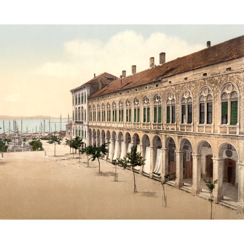 Spalato, Hotel De Ville, Dalmatia, Austro-Hungary, circa 1890