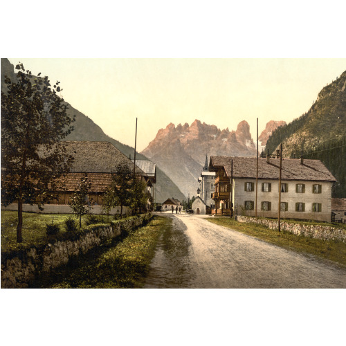 Landro, Hotel Bauer, Tyrol, Austro-Hungary, circa 1890