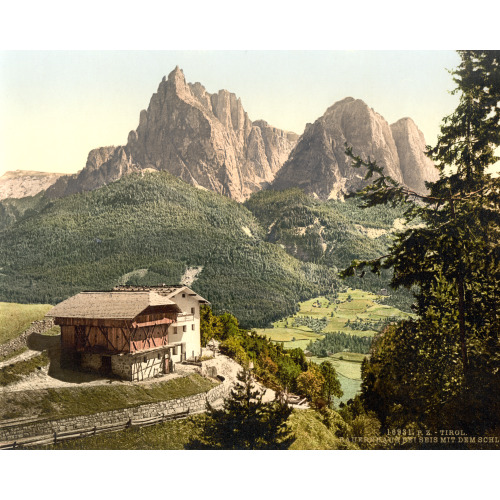 Mt. Surlon, Peasant House Near, Tyrol, Austro-Hungary, circa 1890