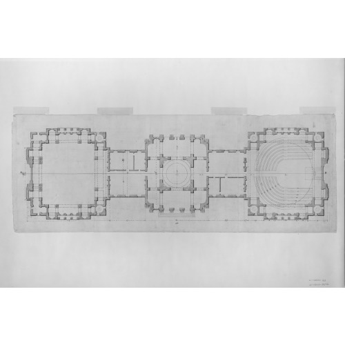 United States Capitol, Washington, D.C. Ground Floor Plan, 1792
