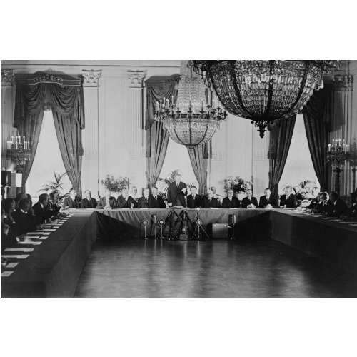 Scene In The East Room Of The White House, 1929