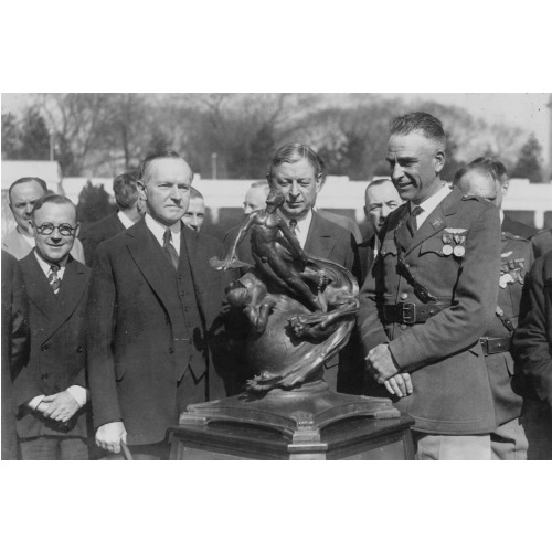 President Coolidge Presents Collier Trophy, 1927