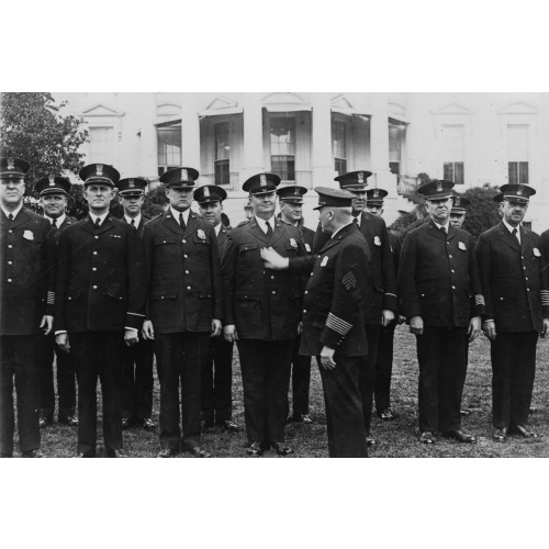The White House Force In Point Of Service On The South Lawn, 1929