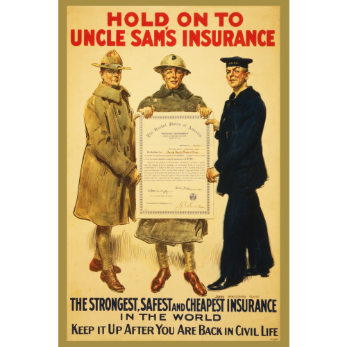 Hold On To Uncle Sam's Insurance, 1918