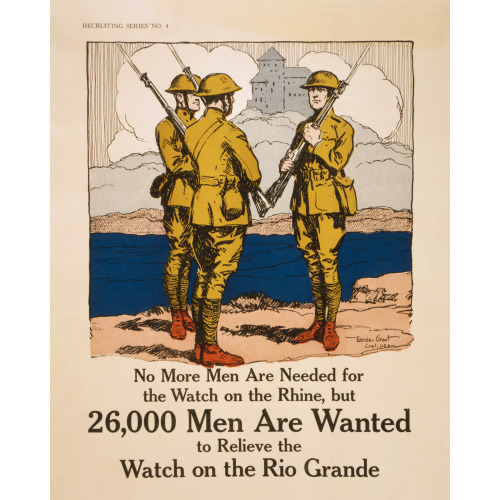 No More Men Are Needed For The Watch On The Rhine, 1917