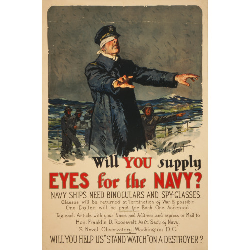 Will You Supply Eyes For The Navy? 1917