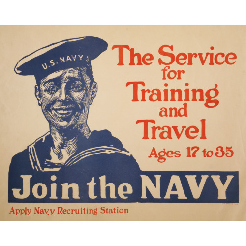 The Service For Training And Travel - Join The Navy, 1917