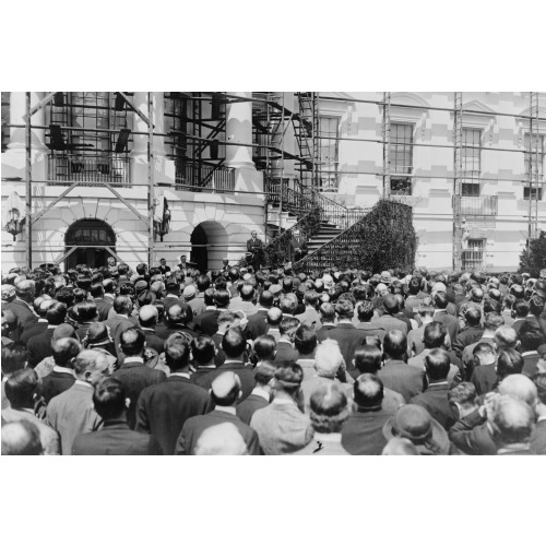 President Coolidge Addressing Members Of The American Chemical Association, 1924