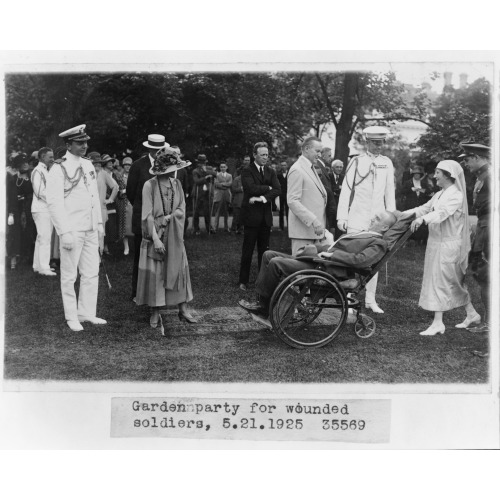 Garden Party For Wounded Soldiers, 1925