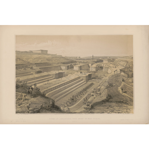 Docks At Sebastopol With Ruins Of Fort St. Paul, 1856