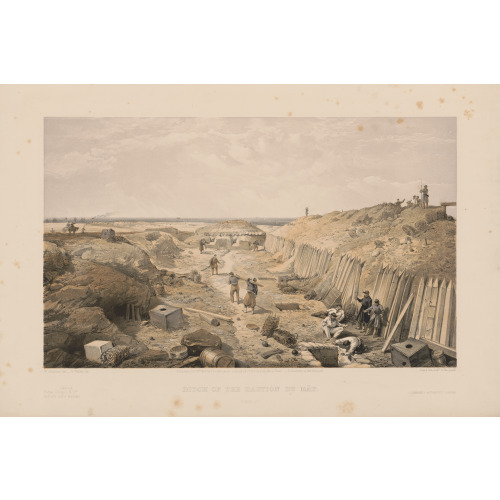 Ditch Of The Bastion Du Mat, 1856