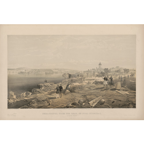 Sebastopol From The Rear Of Fort Nicholas, Looking South, 1855