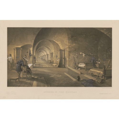 Interior Of Fort Nicholas, 1856