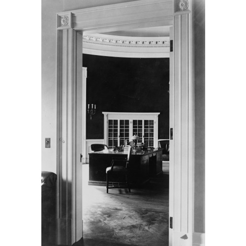 Presidents Office At The White House, circa 1909