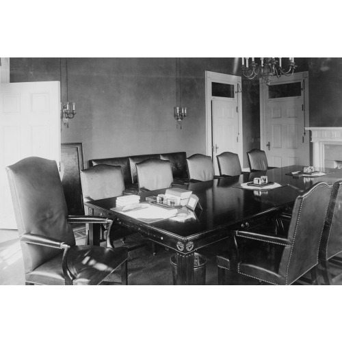 Cabinet Room At The White House, circa 1909