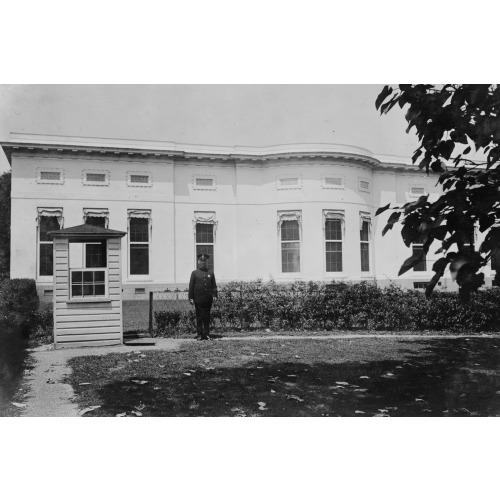 Police Box In The Rear Of The Executive Offices, circa 1909
