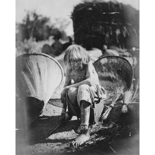 Old Piute Indian Woman, 1905