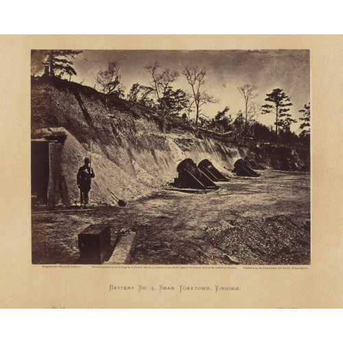 Battery No. 4, Near Yorktown, Virginia, 1862