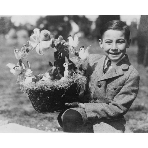 The Prize Basket At The Easter Egg Rolling At The White House, 1923