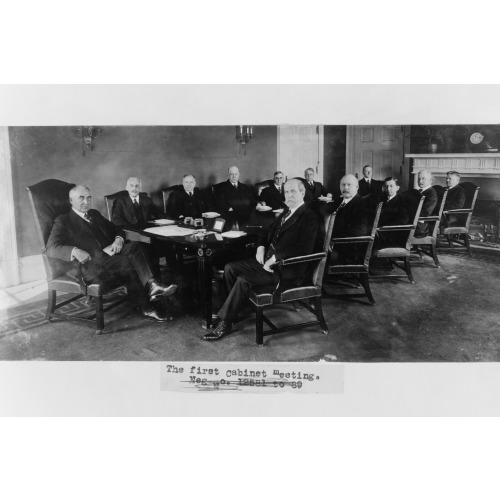 The First Cabinet Meeting, 1921