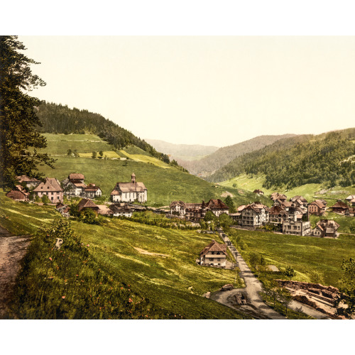 Todtmoos, General View, Black Forest, Baden, Germany, circa 1890